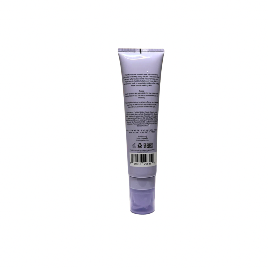 Lacuna Hydrating Soft & Supple Body Serum with Niacinamide & Hyaluronic Acid | Restoring, Moisture-Barrier Protecting, Deeply Hydrating | 5 fl oz